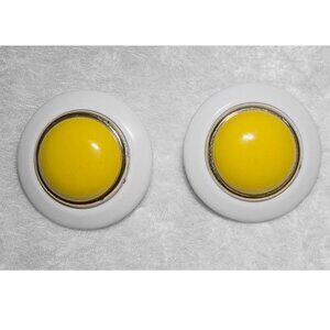 FUN VINTAGE ACRYLIC CLIP ON Earrings 80s 90s